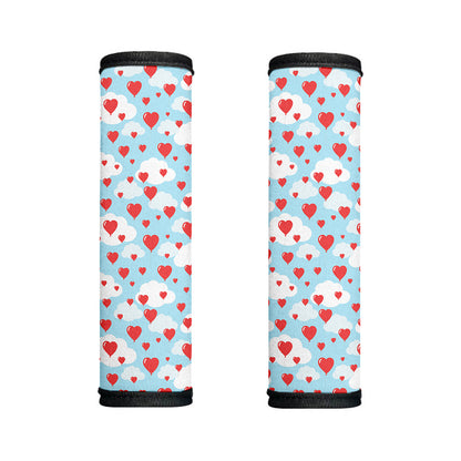 Red Heart Balloon Pattern Print Handle Covers