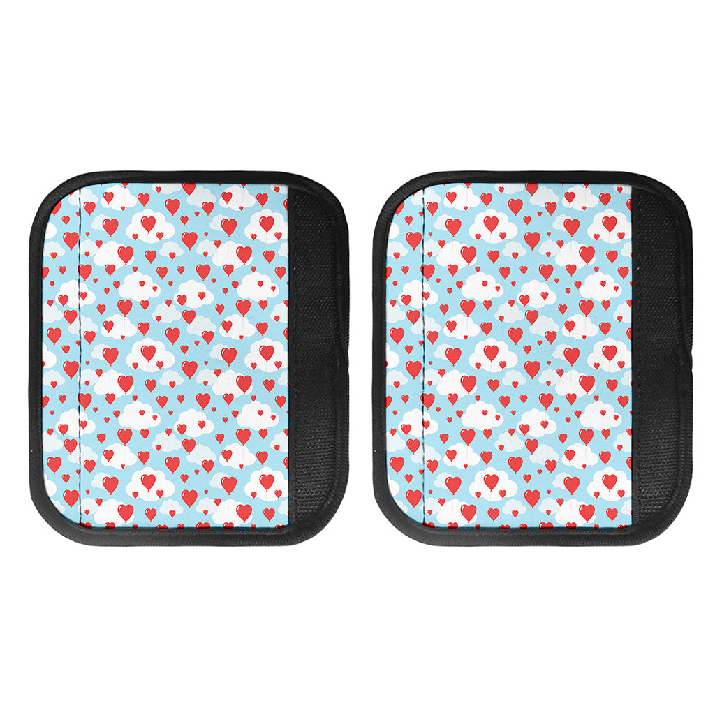 Red Heart Balloon Pattern Print Handle Covers