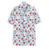 Red Heart Balloon Pattern Print Hawaiian Shirt