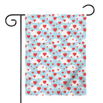 Red Heart Balloon Pattern Print House Flag