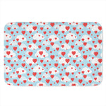 Red Heart Balloon Pattern Print Indoor Door Mat
