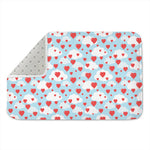 Red Heart Balloon Pattern Print Indoor Door Mat