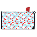 Red Heart Balloon Pattern Print Mailbox Cover