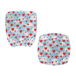 Red Heart Balloon Pattern Print Office Chair Cover