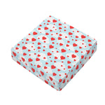 Red Heart Balloon Pattern Print Outdoor Seat Cushion Cover
