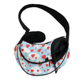 Red Heart Balloon Pattern Print Pet Sling Carrier