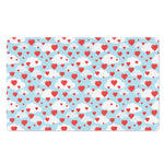 Red Heart Balloon Pattern Print Polyester Doormat