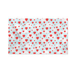 Red Heart Balloon Pattern Print Polyester Flag