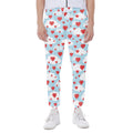 Red Heart Balloon Pattern Print Joggers