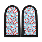 Red Heart Balloon Pattern Print Skillet Handle Cover
