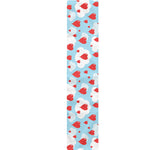 Red Heart Balloon Pattern Print Table Runner