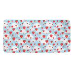 Red Heart Balloon Pattern Print Towel