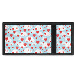 Red Heart Balloon Pattern Print Trifold Wallet