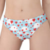 Red Heart Balloon Pattern Print Women's Panties