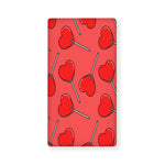 Red Heart Lollipop Pattern Print Baby Crib Sheet