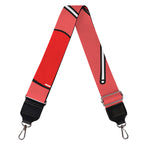 Red Heart Lollipop Pattern Print Bag Strap