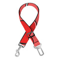 Red Heart Lollipop Pattern Print Dog Seat Belt