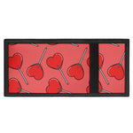 Red Heart Lollipop Pattern Print Trifold Wallet