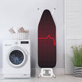 Red Heartbeat Print Ironing Board Cover