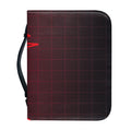 Red Heartbeat Print Leather Bible Cover
