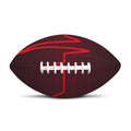 Red Heartbeat Print Rugby Ball
