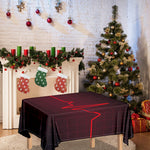 Red Heartbeat Print Tablecloth