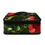 Red Hibiscus Flowers Print Small Lunch Bag
