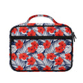 Red Hibiscus Tropical Pattern Print Briefcase Bible Bag