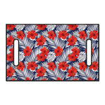 Red Hibiscus Tropical Pattern Print Golf Cart Seat Cover
