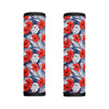 Red Hibiscus Tropical Pattern Print Handle Covers