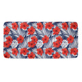 Red Hibiscus Tropical Pattern Print Towel