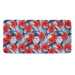 Red Hibiscus Tropical Pattern Print Towel