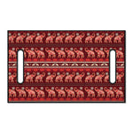 Red Indian Elephant Pattern Print Golf Cart Seat Cover