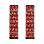Red Indian Elephant Pattern Print Handle Covers
