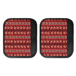 Red Indian Elephant Pattern Print Handle Covers