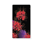 Red Japanese Amaryllis Pattern Print Baby Crib Sheet