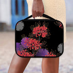 Red Japanese Amaryllis Pattern Print Classic Bible Case