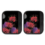 Red Japanese Amaryllis Pattern Print Handle Covers