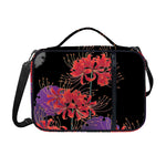 Red Japanese Amaryllis Pattern Print Shoulder Strap Bible Bag