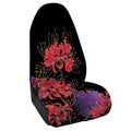Red Japanese Amaryllis Pattern Print Waterproof Car Seat Cover