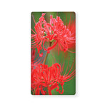 Red Japanese Amaryllis Print Baby Crib Sheet