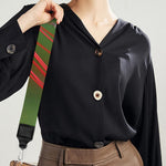 Red Japanese Amaryllis Print Bag Strap