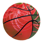 Red Japanese Amaryllis Print Basketball