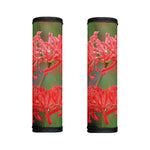 Red Japanese Amaryllis Print Handle Covers