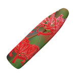 Red Japanese Amaryllis Print Ironing Board Cover