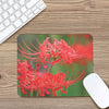 Red Japanese Amaryllis Print Mouse Pad
