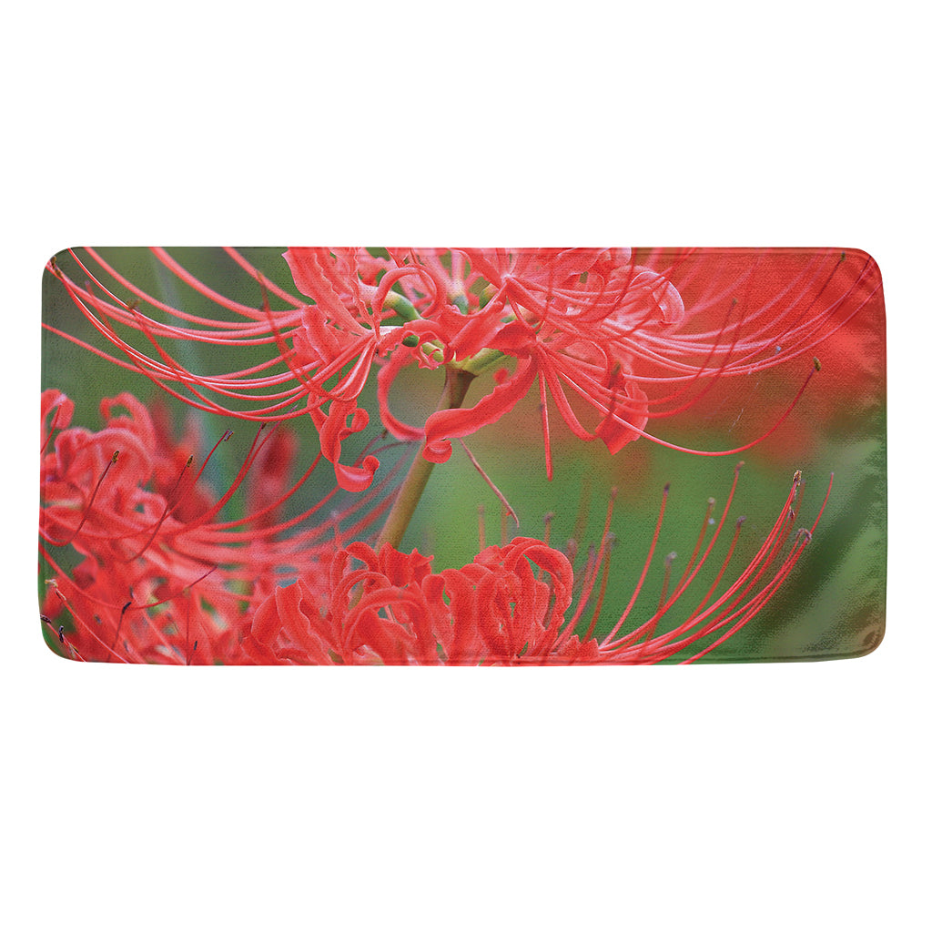 Red Japanese Amaryllis Print Towel