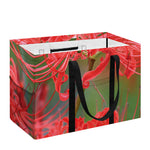 Red Japanese Amaryllis Print Utility Tote Bag