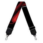 Red Japanese Demon Mask Print Bag Strap