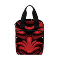 Red Japanese Demon Mask Print Bible Tote Bag